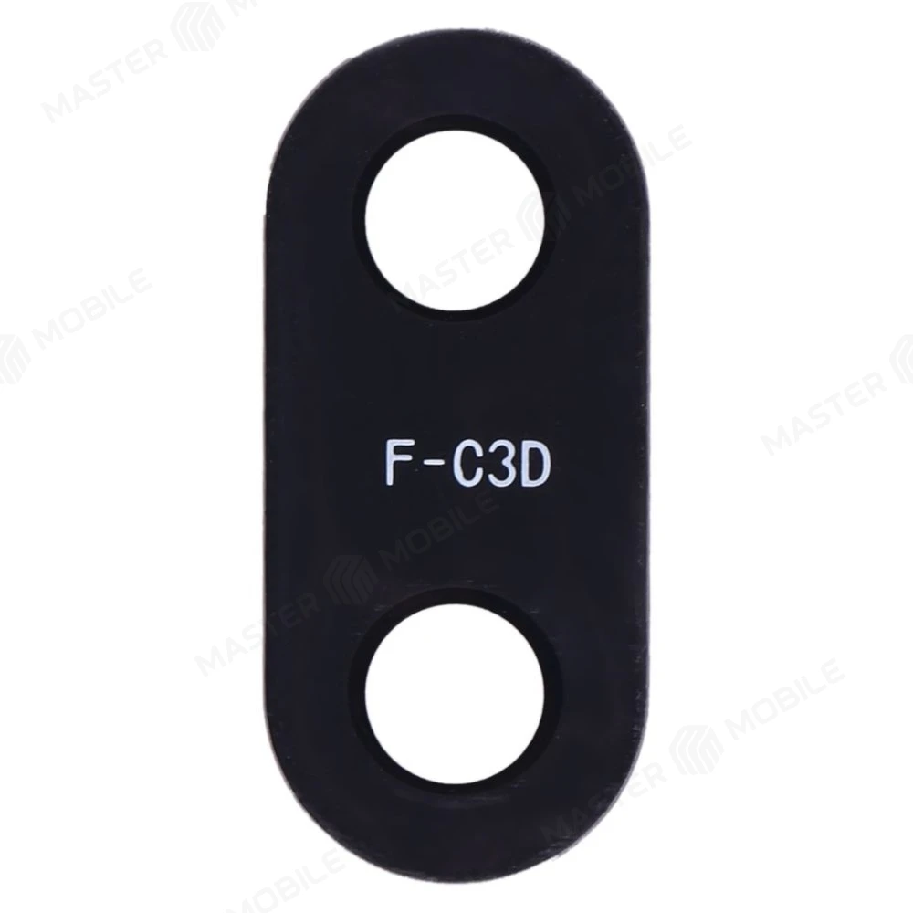 Стекло задней камеры для Xiaomi Redmi Note 7 (M1901F7G) / Redmi Note 7 Pro (без рамки) (черный) фото №1