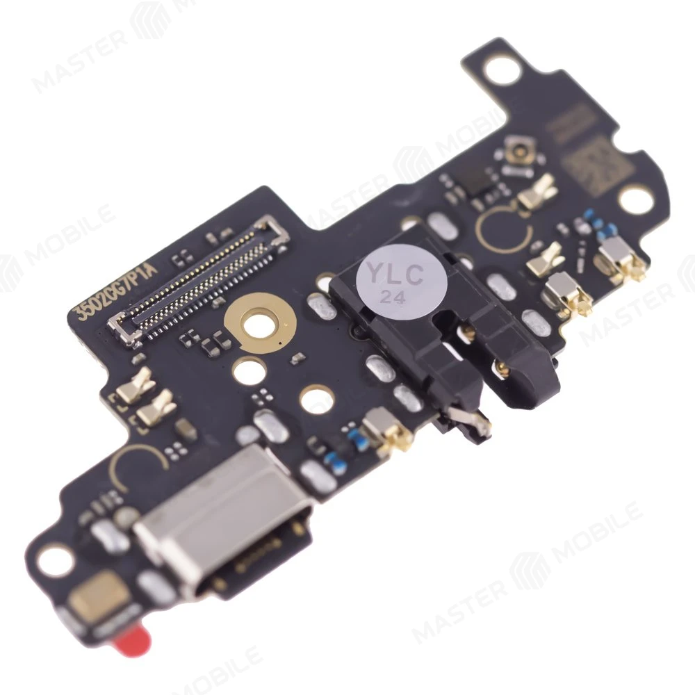 Нижняя плата для Xiaomi Redmi Note 8 Pro (M1906G7G) с комп. + разъем зарядки + разъем гарнитуры + микрофон (ORIG100) фото №3