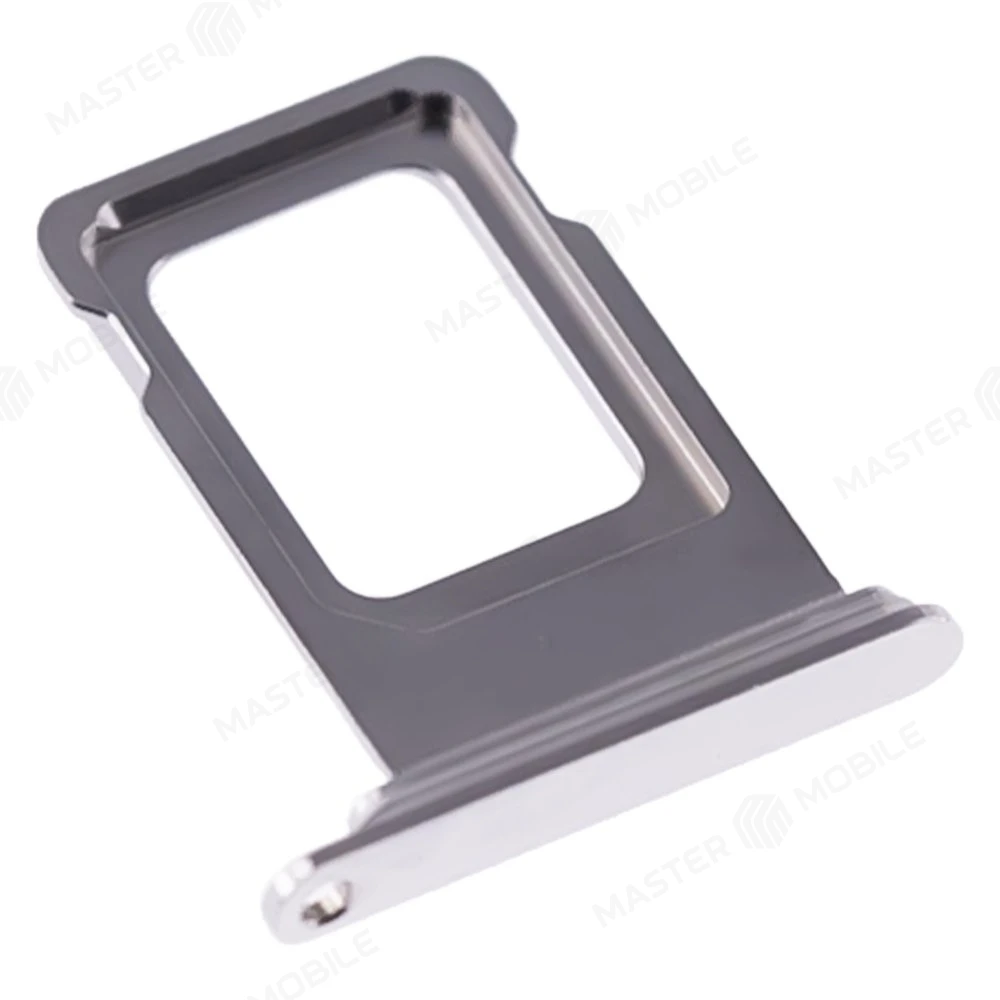 Держатель сим-карты для Apple iPhone Xs Max (серебристый) фото №3