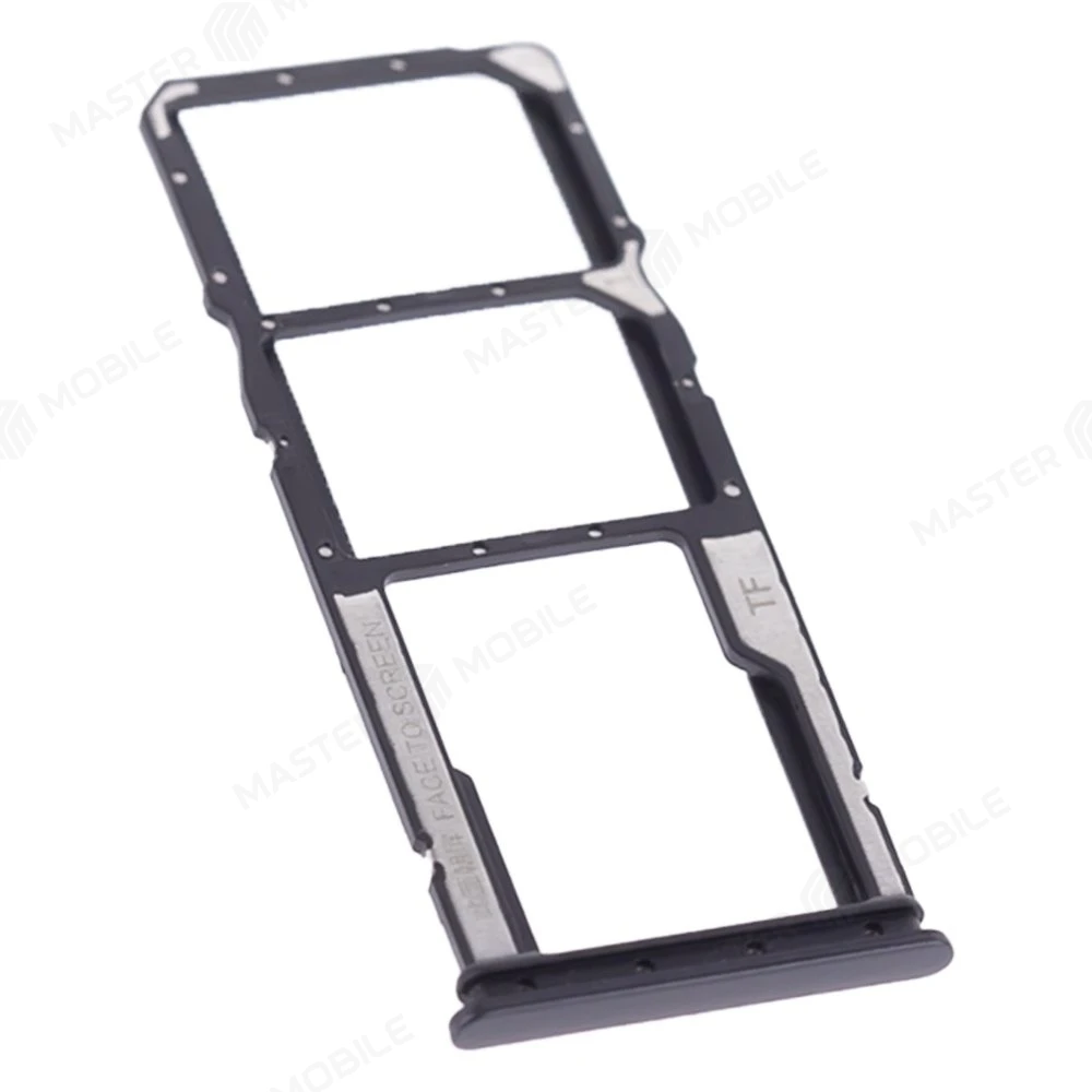 Держатель сим-карты для Xiaomi Redmi 9A (M2006C3LG) / Redmi 9C (M2006C3MG) (черный)  фото №3