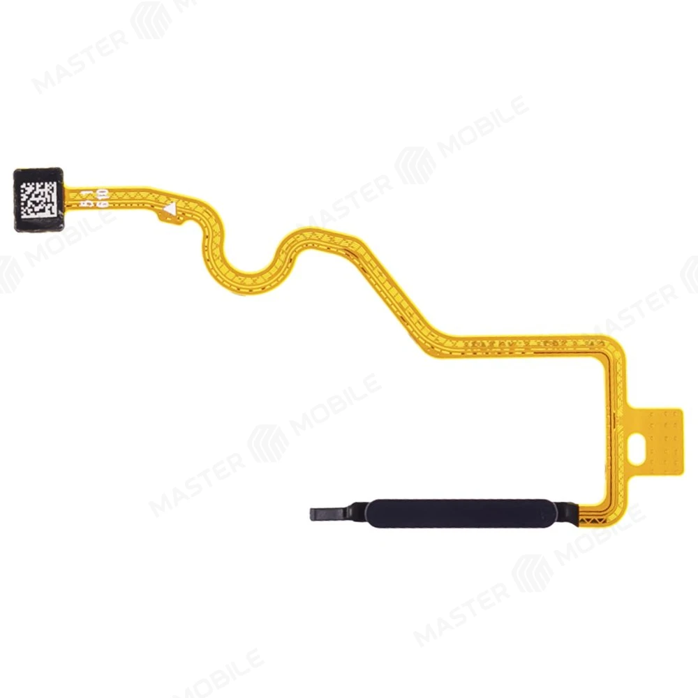 Шлейф для Infinix Smart 8 (X6525) с комп. + сканер отпечатка пальца (черный) фото №1