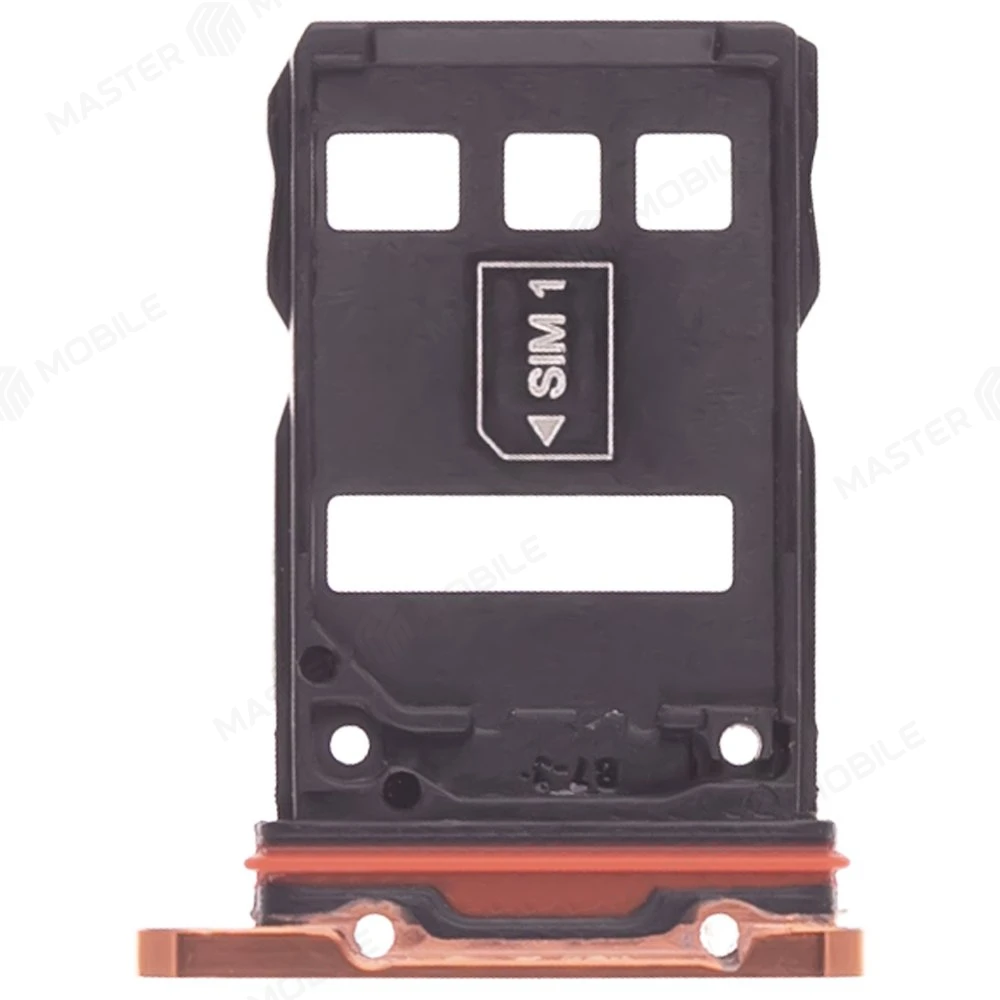 Держатель сим-карты для Huawei P30 Pro (VOG-L29) (оранжевый) фото №1