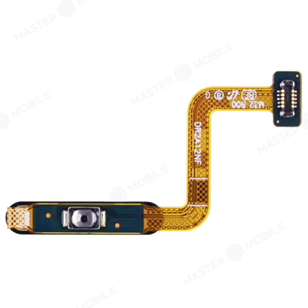 Шлейф для Samsung M225 Galaxy M22 / M325 Galaxy M32 / M526 Galaxy M52 5G с комп. + сканер отпечатка пальца (кнопка включения) (синий) фото №2