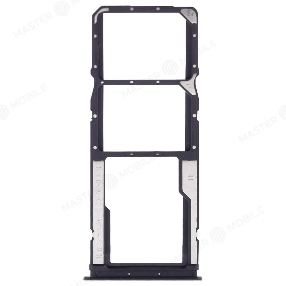 Держатель сим-карты для Xiaomi Redmi 9T (M2010J19SG/Y) (черный) фото №1