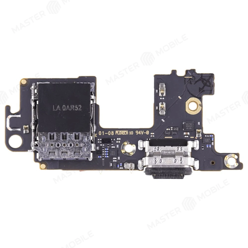 Нижняя плата для Xiaomi Mi 11 5G (M2011K2G) с комп. + разъем зарядки + разъём SIM + микрофон (ORIG100)  фото №2