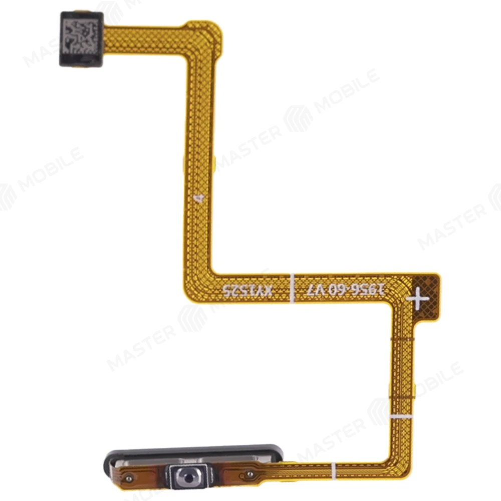 Шлейф для Xiaomi Poco F4 GT (21121210G) с комп. + сканер отпечатка пальца (черный)  фото №2