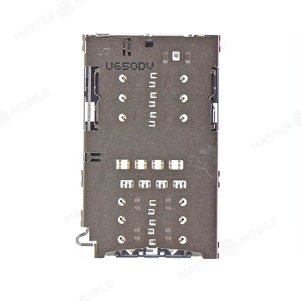 Коннектор сим-карты (SIM) + коннектор карты памяти (MMC) для Samsung G930 Galaxy S7 / G935 Galaxy S7 Edge / G950 Galaxy S8 и др. 