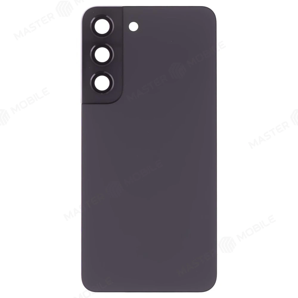 Задняя крышка для Samsung S901 Galaxy S22 (черный) (в сборе со стеклом камеры) фото №1