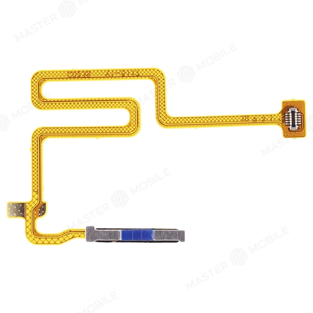 Шлейф для Realme 9i (RMX3491) с комп. + сканер отпечатка пальца (черный)  фото №2