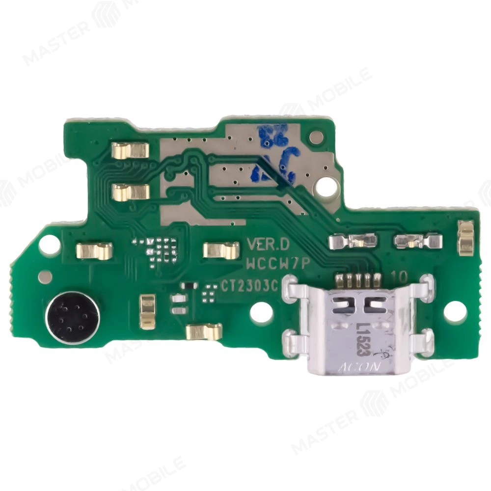 Нижняя плата для Huawei Y7 2017 (TRT-LX1) с комп. + разъем зарядки + микрофон  фото №2