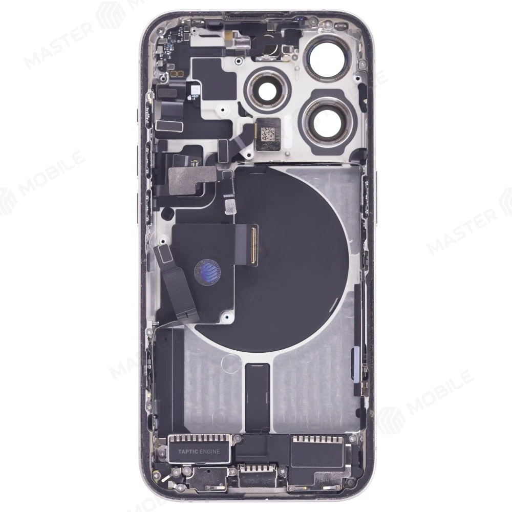 Корпус для Apple iPhone 15 Pro (титановый) (в сборе) (с разбора) (ORIG100) (возможен дефект ЛКП) фото №2