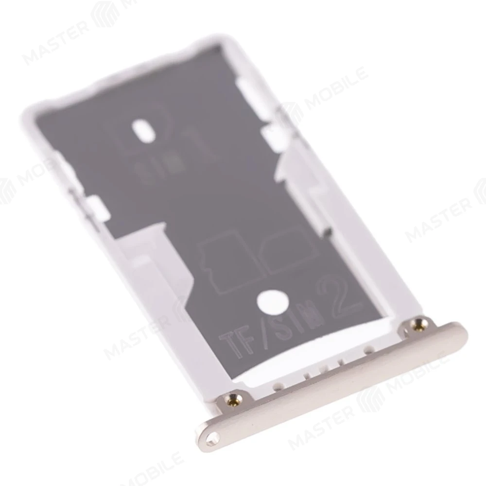 Держатель сим-карты + карты памяти (MicroSD) для Xiaomi Redmi 3 / Redmi 3S (золотистый)  фото №3