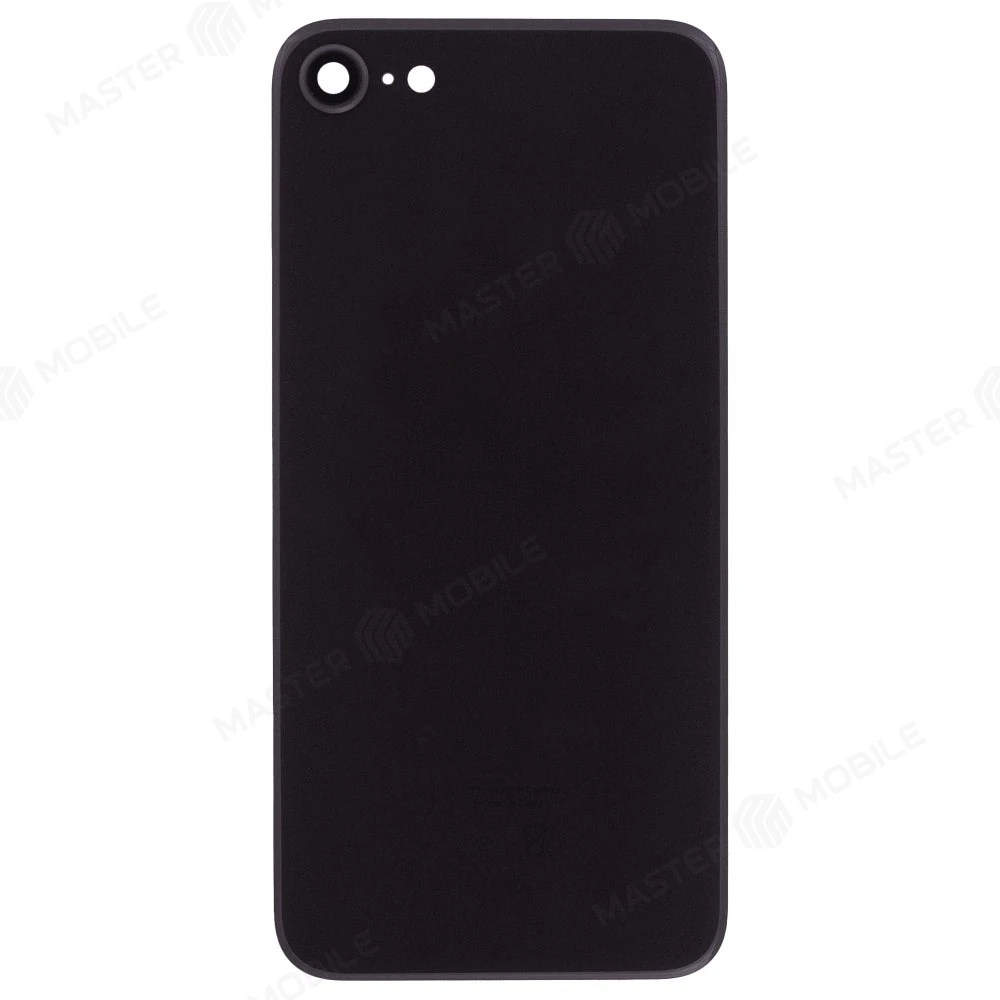 Задняя крышка для Apple iPhone 8 (черный) (в сборе со стеклом камеры) (Premium) фото №1