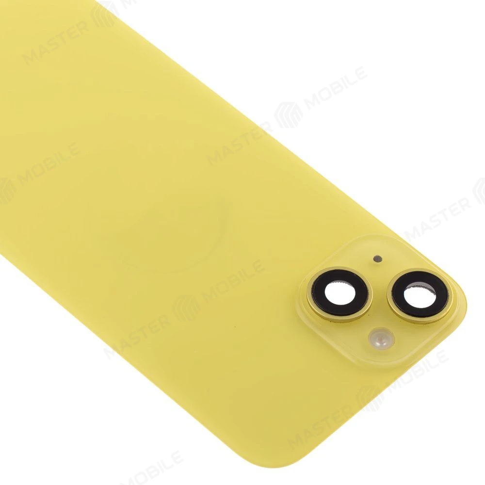 Задняя крышка для Apple iPhone 14 (желтый) (в сборе) (ORIG100) (Снятый) (возможен дефект ЛКП) фото №3