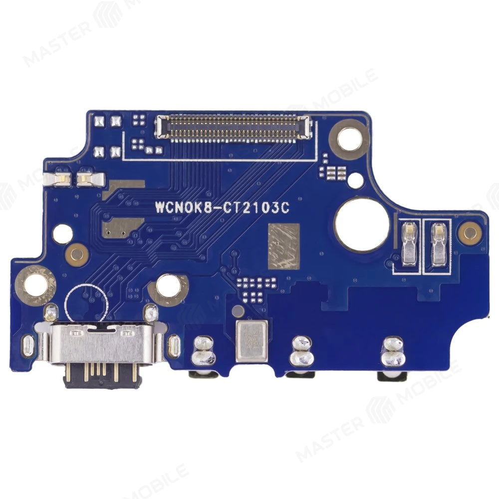 Нижняя плата для Nokia 8 (TA-1004) с комп. + разъем зарядки + микрофон  фото №2