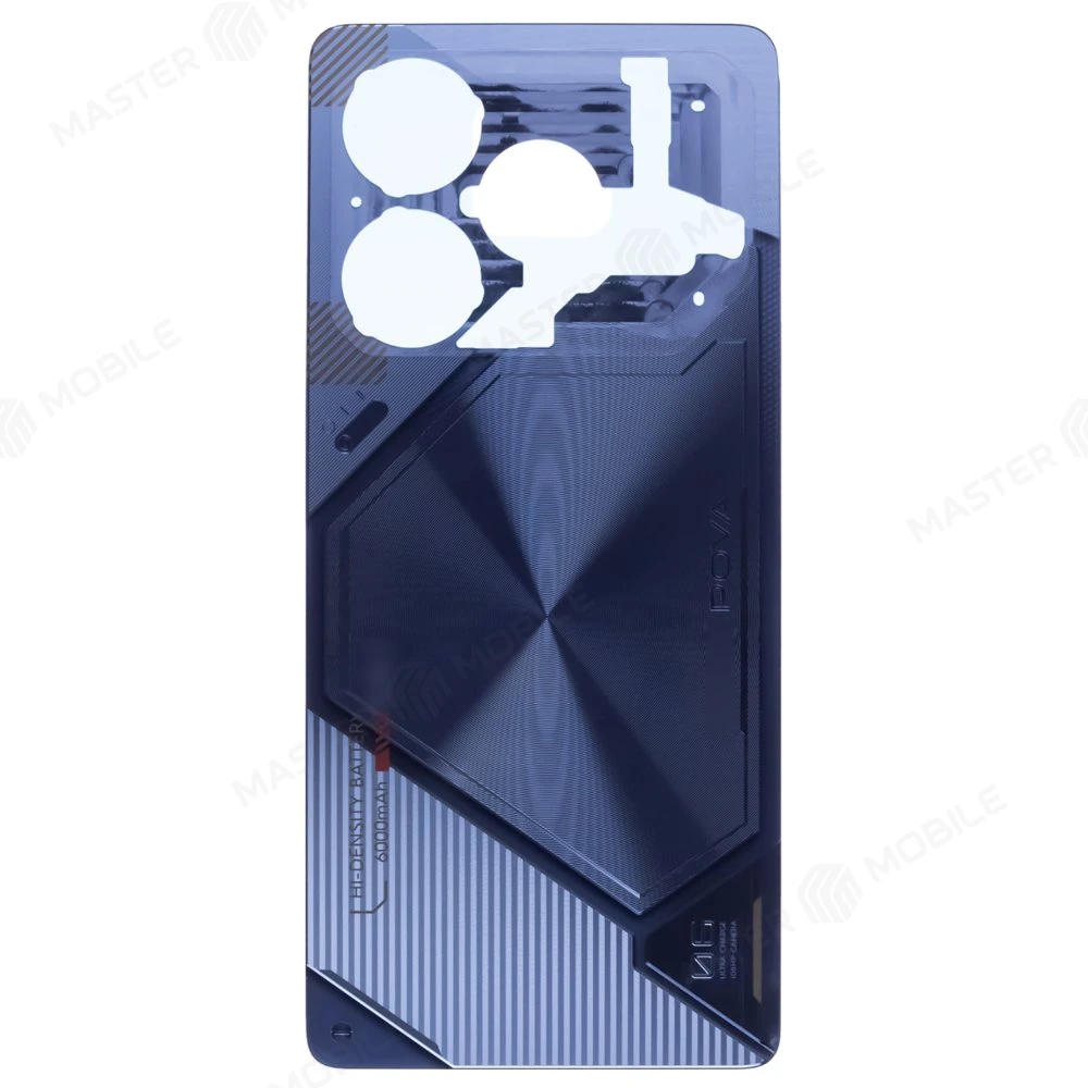 Задняя крышка для Tecno Pova 6 4G (LI7) (синий)  фото №1