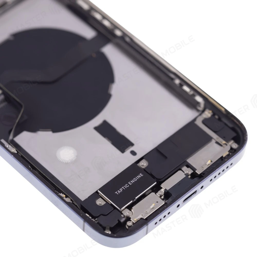 Корпус для Apple iPhone 12 Pro Max (синий) (в сборе) (с разбора) (ORIG100) (возможен дефект ЛКП) фото №4