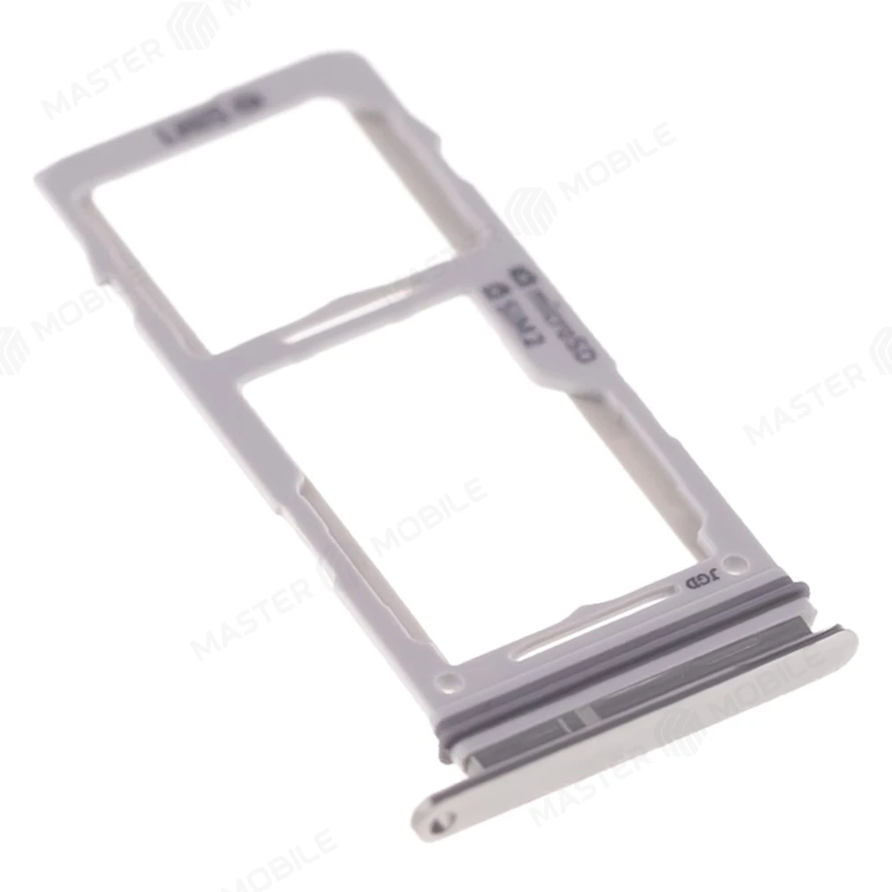 Держатель сим-карты для Samsung G973 Galaxy S10 / G975 Galaxy S10+ / G970 Galaxy S10e (серебристый) фото №3