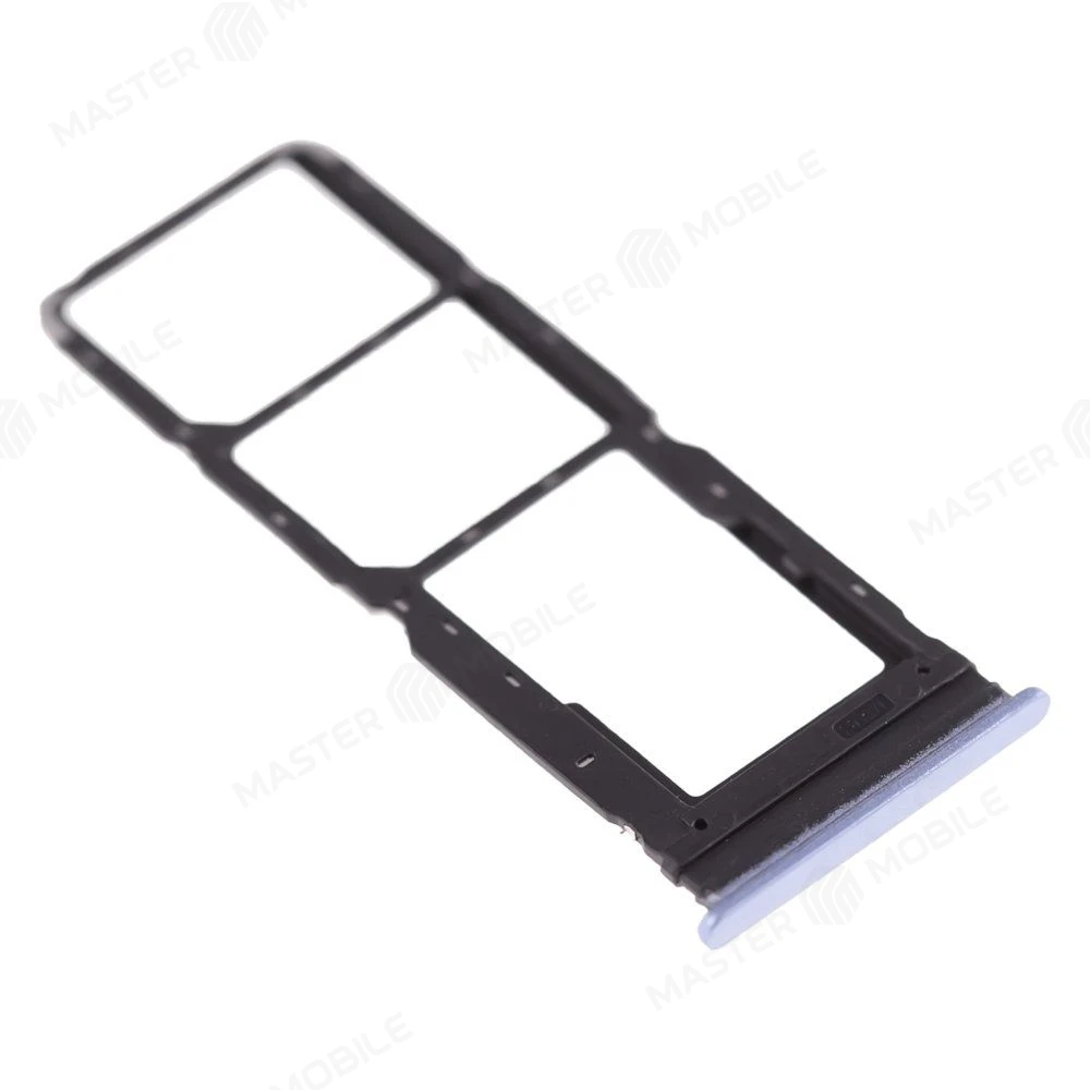 Держатель сим-карты для Vivo Y21 (V2111) (синий) фото №3