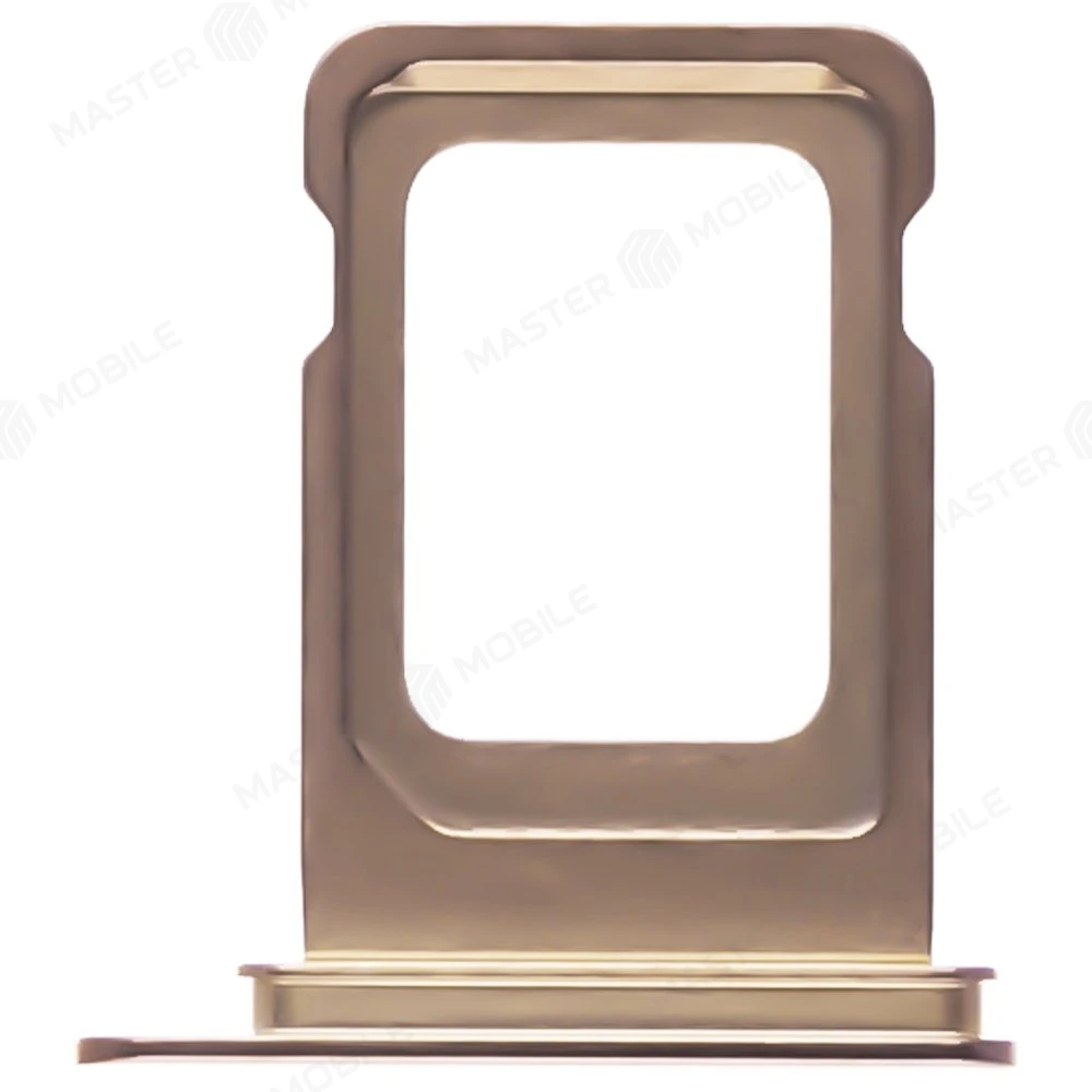 Держатель сим-карты для Apple iPhone 11 Pro / iPhone 11 Pro Max (золотистый) фото №1