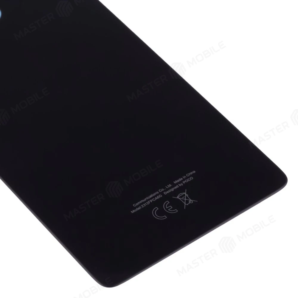 Задняя крышка для Xiaomi Poco M6 Pro 4G (2312FPCA6G) (черный) фото №4