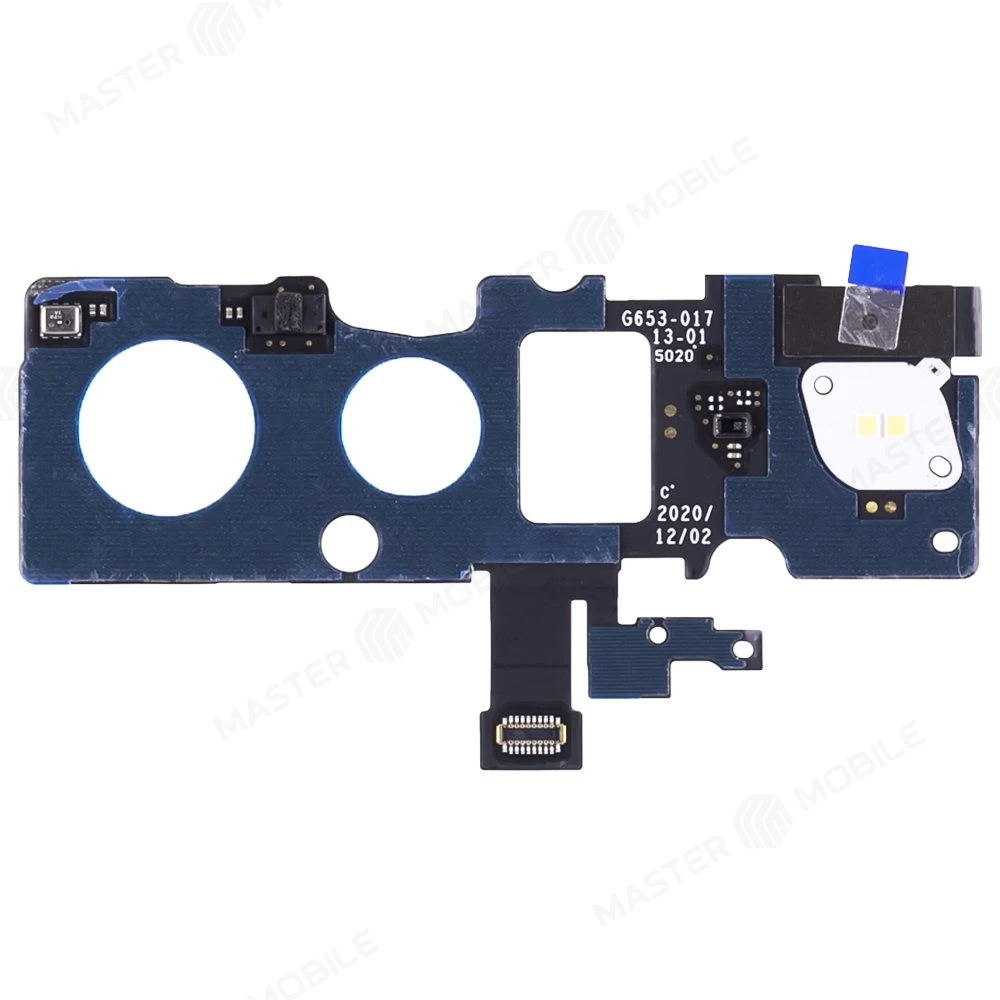 Шлейф для Google Pixel 6 Pro (GLUOG/G8VOU/GF5KQ) с комп. + вспышка + микрофон фото №1