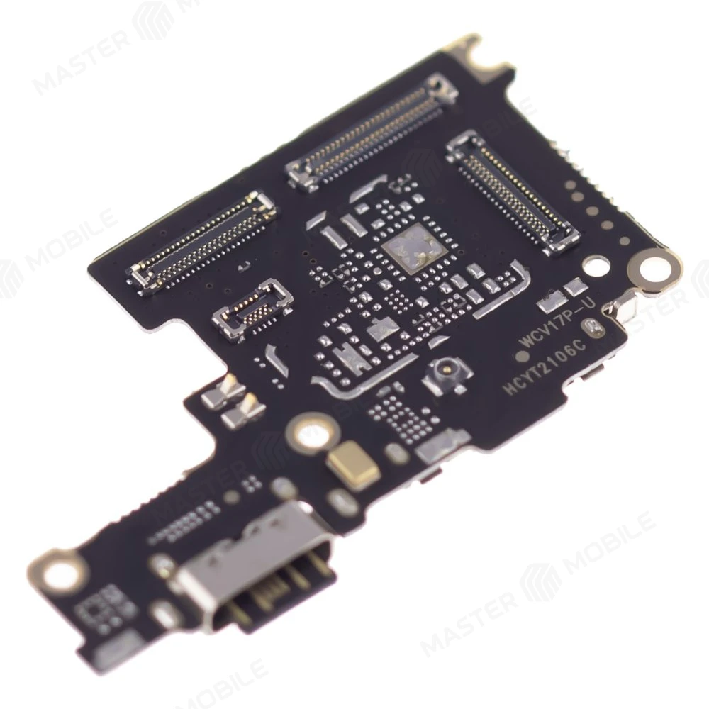 Нижняя плата для Vivo V17 Pro (1910) с комп. + разъем зарядки + микрофон + разъем SIM  фото №3