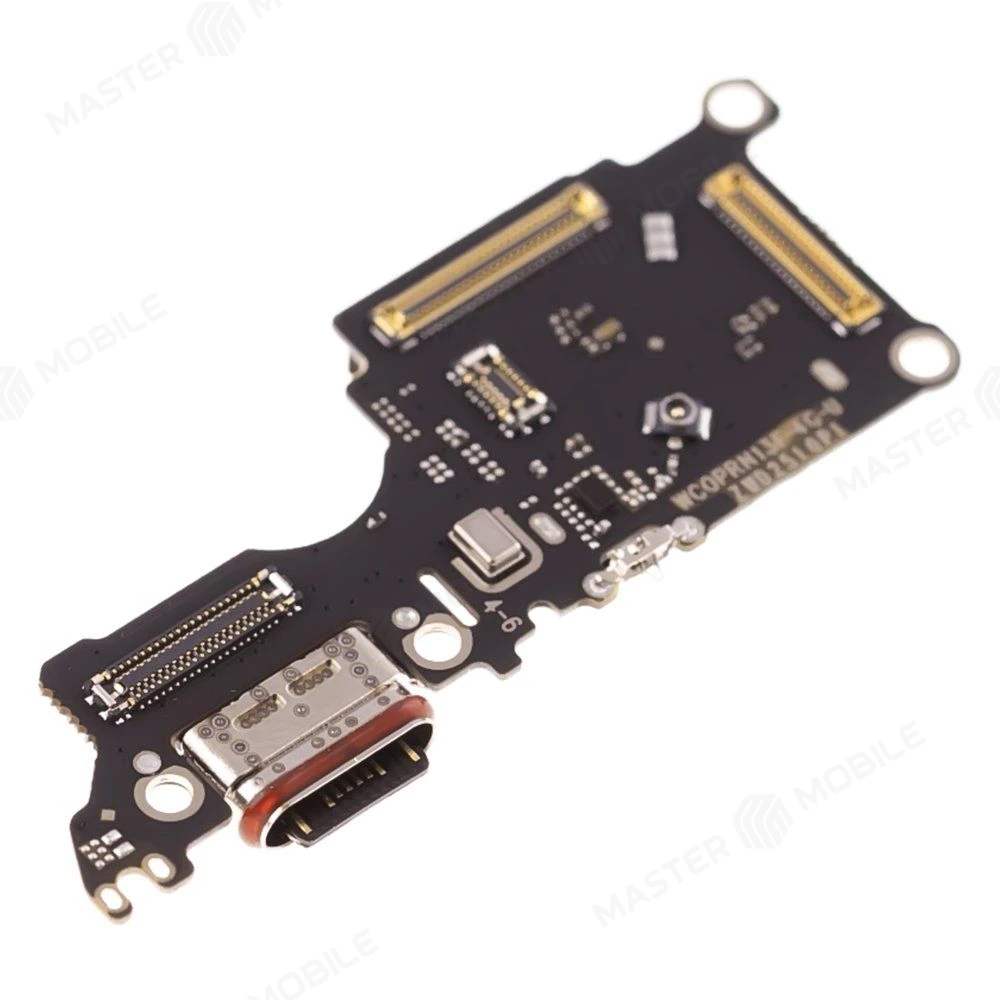 Нижняя плата для OPPO Reno 13F 4G (CPH2701) с комп. + разъем зарядки + микрофон + разъем SIM фото №3