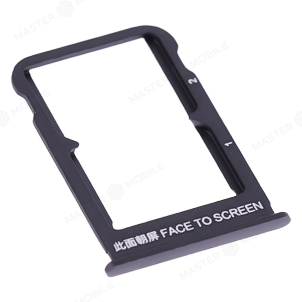 Держатель сим-карты для Xiaomi Mi Mix 3 (M1810E5A) (черный)  фото №3