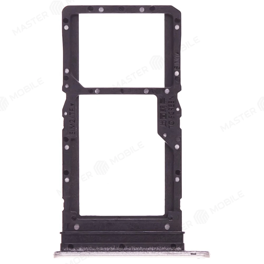 Держатель сим-карты для Huawei Honor X7 (CMA-LX1) (серебристый) фото №1