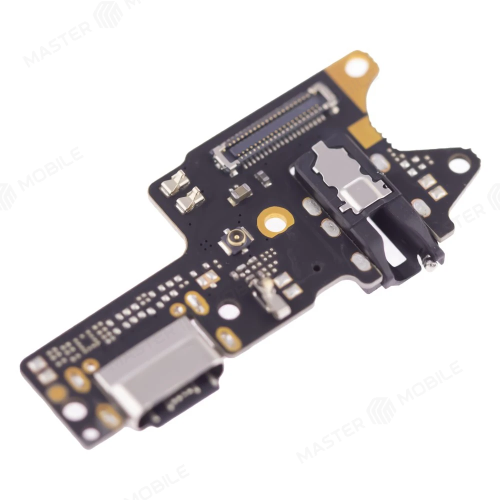 Нижняя плата для Xiaomi Redmi 9 (M2004J19G) с комп. + разъем зарядки + разъем гарнитуры + микрофон  фото №3