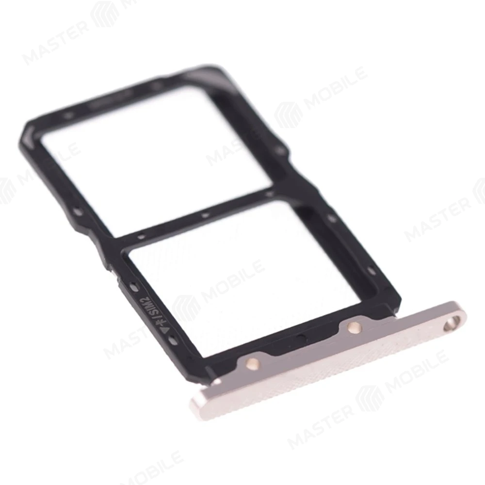 Держатель сим-карты для Huawei Honor 20 (YAL-L21) / Nova 5T (YALE-L61A) (серебристый) фото №3