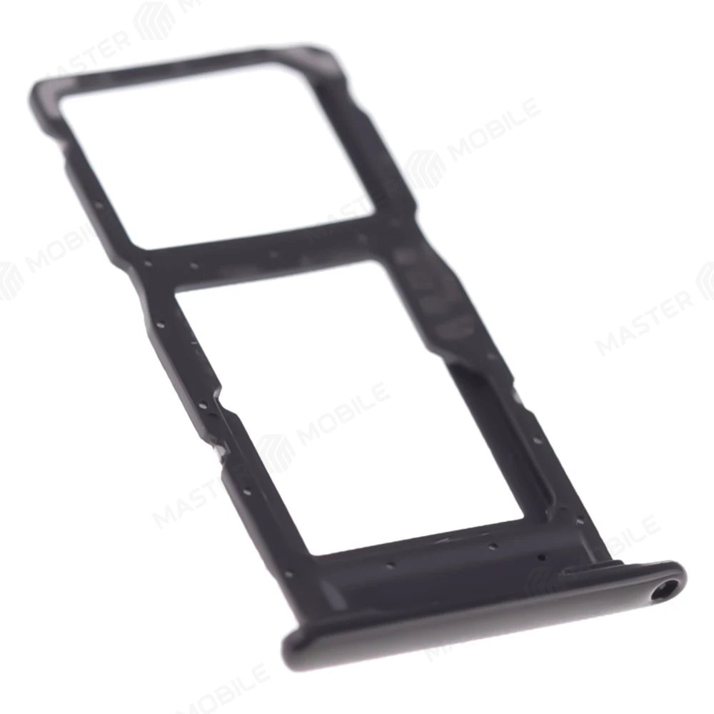 Держатель сим-карты для Huawei P Smart 2019 (POT-LX1) / Honor 20e (HRY-LX1T) (черный) фото №3