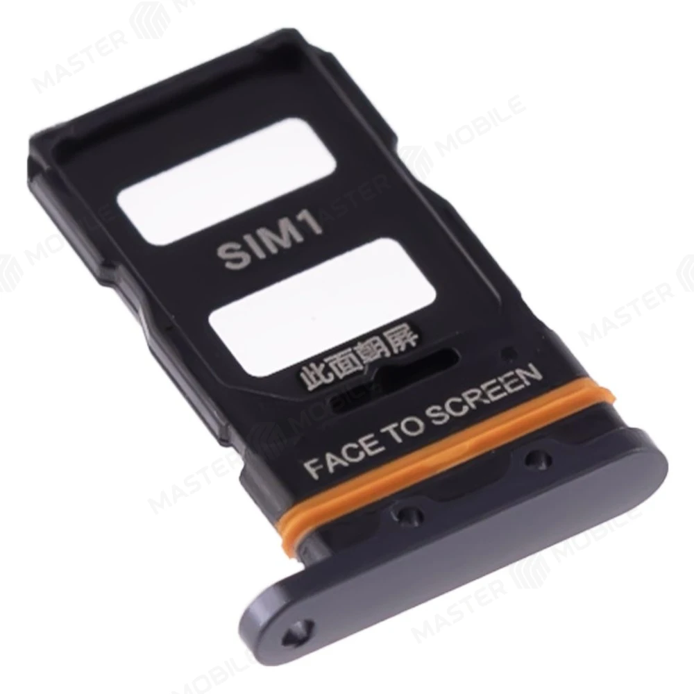 Держатель сим-карты для Xiaomi 12 Pro (2201122G) (серый) фото №3