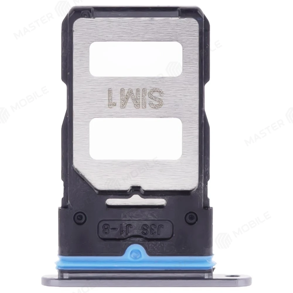 Держатель сим-карты для Xiaomi Mi 10T 5G (M2007J3SY) (черный)  фото №1