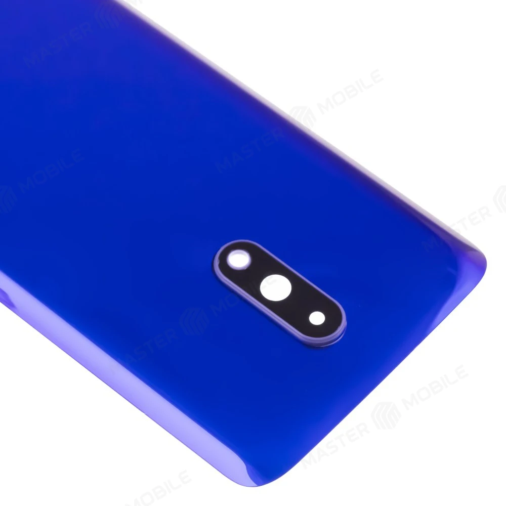 Задняя крышка для OnePlus 7 (синий) (в сборе со стеклом камеры) фото №3