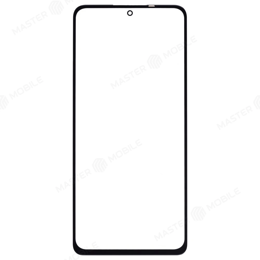 Стекло модуля для Xiaomi Redmi Note 10 Pro 4G (M2101K6G) + OCA (черный)  фото №1