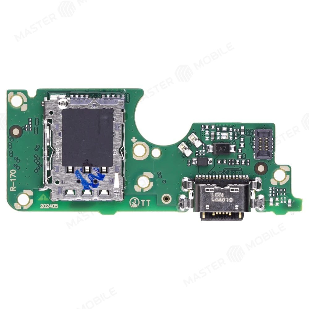 Нижняя плата для Infinix Zero 30 4G (X6731B) / Zero 30 5G (X6731) с комп. + разъем зарядки + микрофон + разъем SIM фото №2