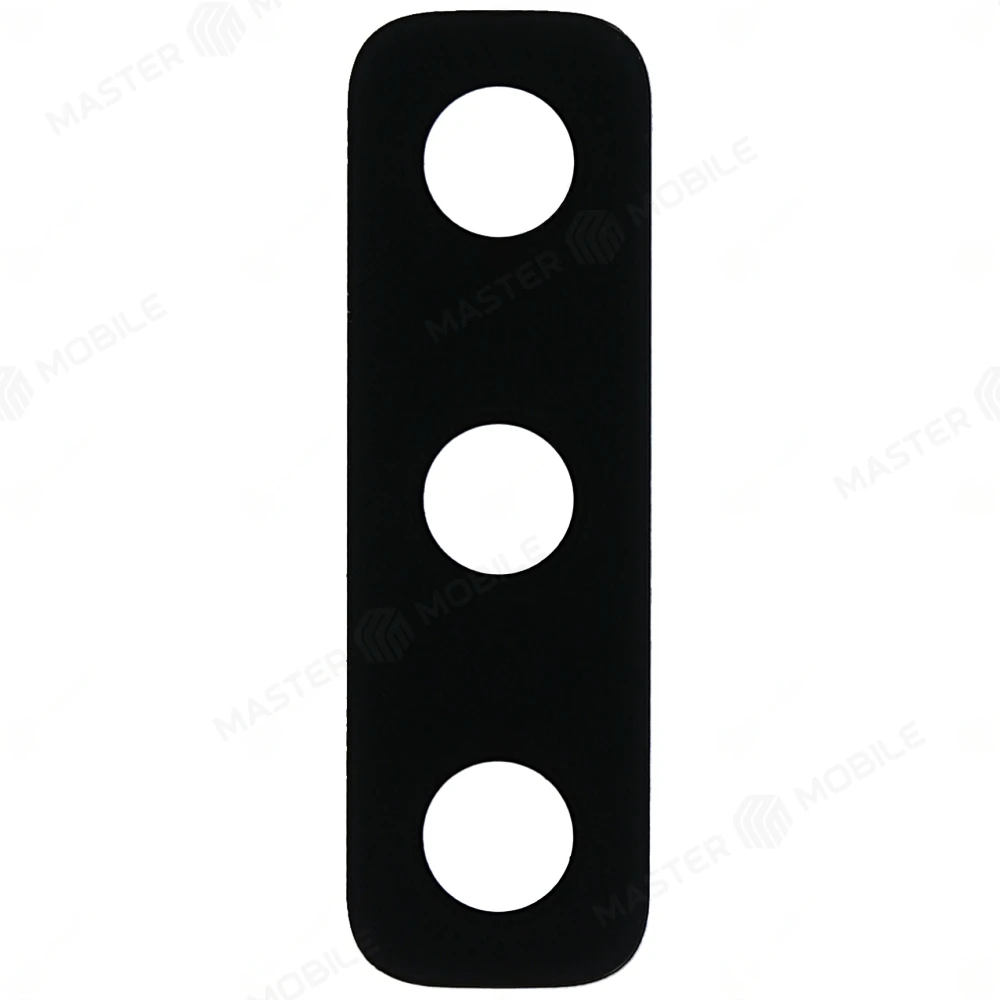 Стекло задней камеры для Samsung A750 Galaxy A7 (2018) (без рамки) (черный) фото №1