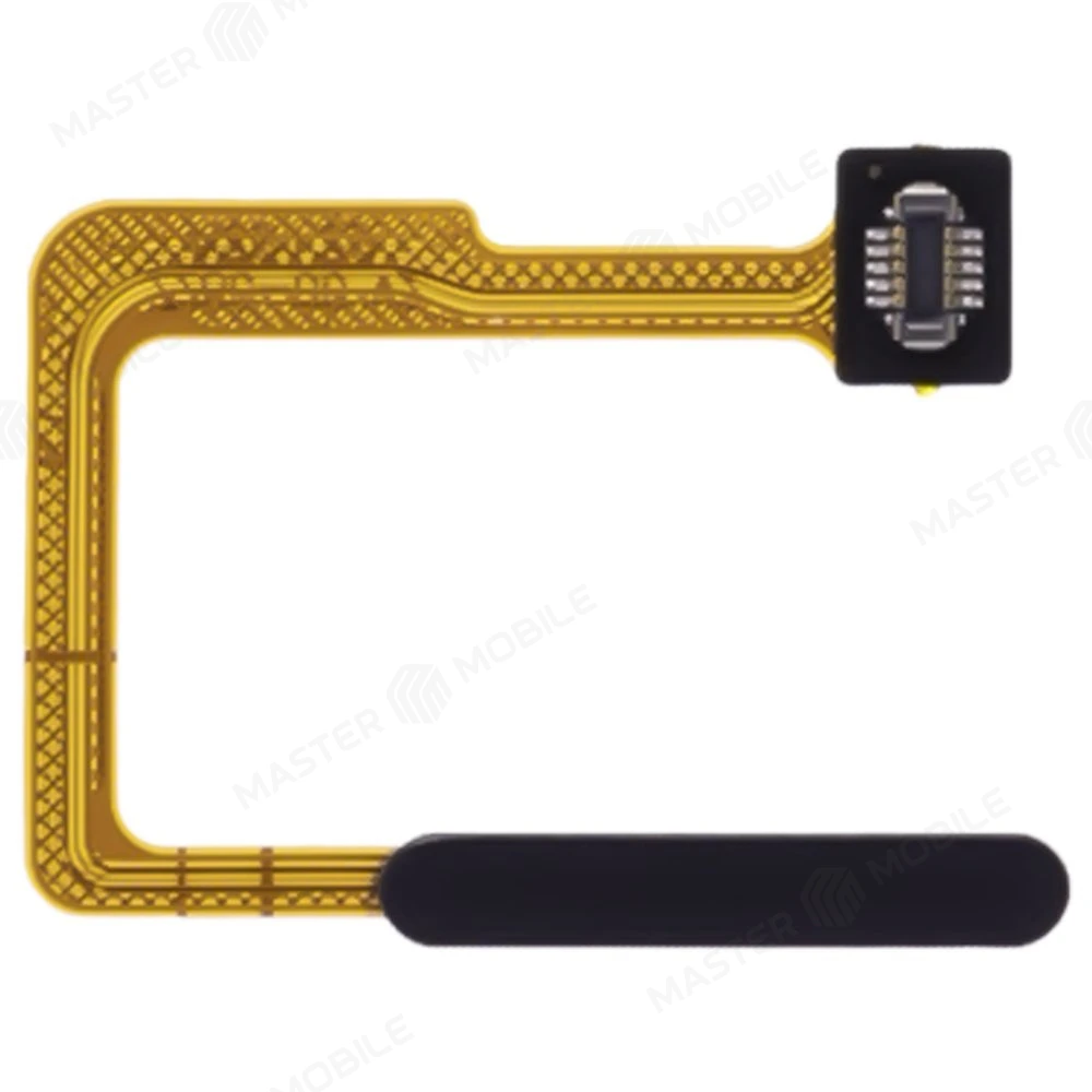 Шлейф для Xiaomi Poco F5 (23049PCD8G) / Redmi Note 12 Turbo (23049RAD8C) с комп. + сканер отпечатка пальца (кнопка включения) (черный)  фото №1