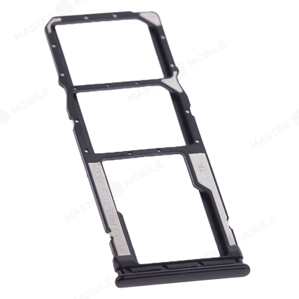 Держатель сим-карты для Xiaomi Redmi Note 8 (M1908C3JG) / Redmi Note 8T (M1908C3XG) / Redmi Note 8 2021 (M1908C3JGG) (черный)  фото №3