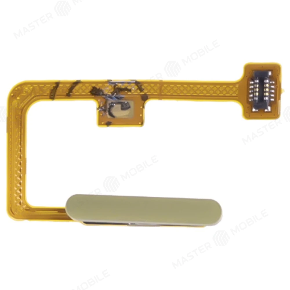 Шлейф для Xiaomi Mi 11 Lite (M2101K9AG) / 11 Lite 5G NE (2109119DG) с комп. + сканер отпечатка пальца (кнопка включения) (золотистый)  фото №1