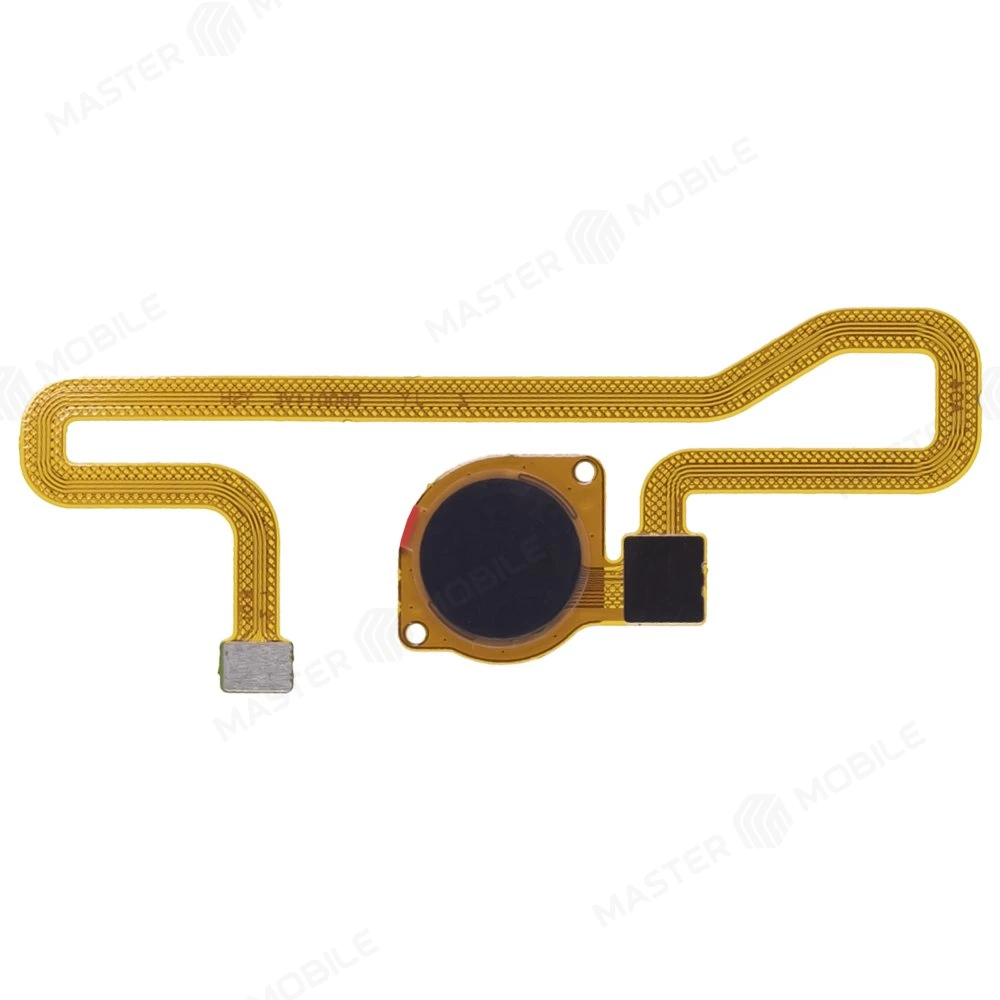 Шлейф для Huawei Honor 7A Pro (AUM-L29) / Honor 7C (AUM-L41) / Y6 2018 (ATU-L11) и др. с комп. + сканер отпечатка пальца (черный)  фото №1