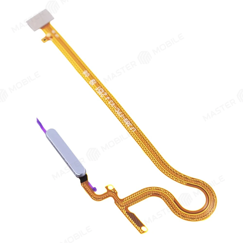 Шлейф для Vivo Y33s (V2109) с комп. + сканер отпечатка пальца (голубой)  фото №3