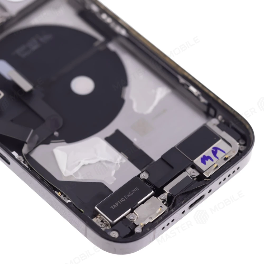 Корпус для Apple iPhone 14 Pro (черный) (в сборе) (с разбора) (ORIG100) (возможен дефект ЛКП) фото №4