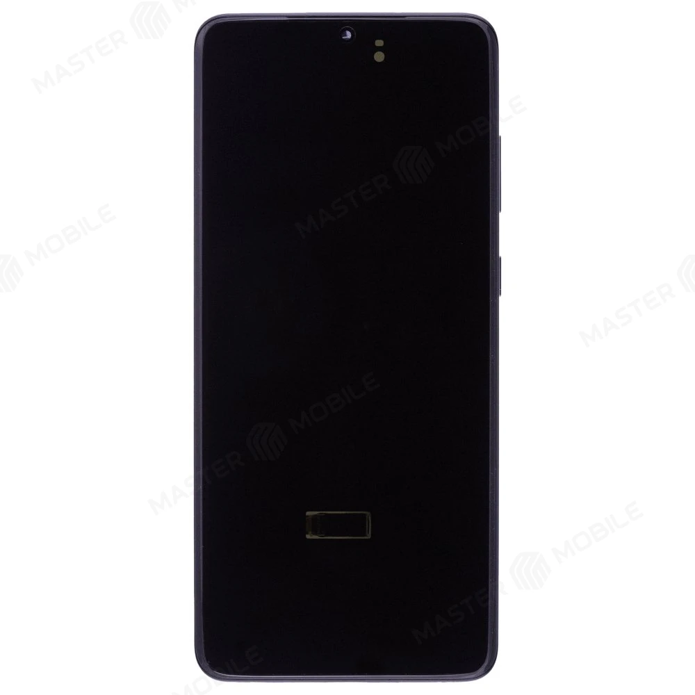 Дисплей для Samsung G985 Galaxy S20+ / G986 Galaxy S20+ 5G + тачскрин (черный) (в рамке) (ORIG100) (возможен дефект ЛКП) фото №1