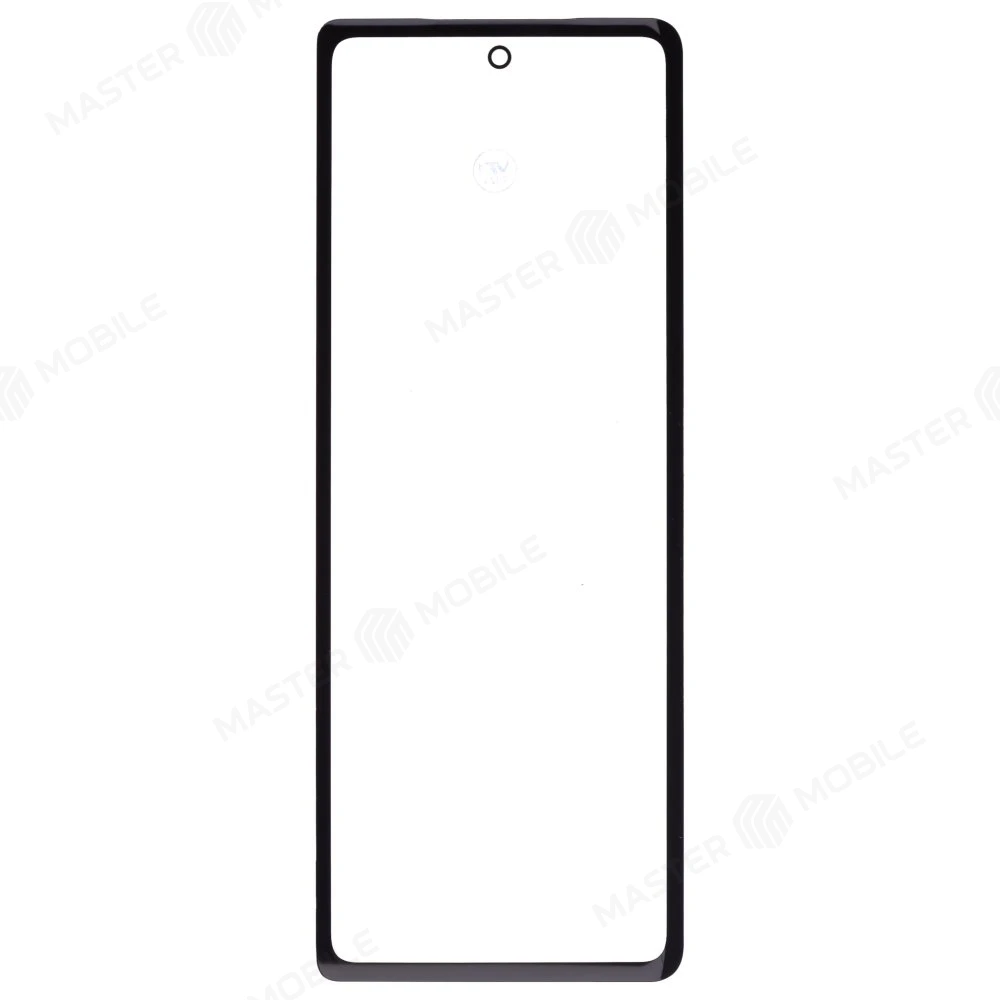 Стекло модуля для Samsung F916 Galaxy Z Fold 2 + OCA (черный) фото №1