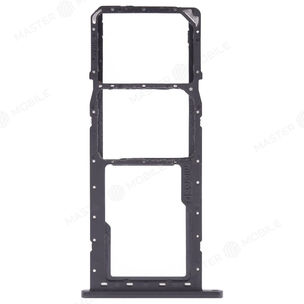 Держатель сим-карты для Samsung A115 Galaxy A11 (черный) фото №1