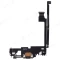 Шлейф для Apple iPhone 12 Pro Max с комп. + разъем зарядки + микрофон (черный) (ORIG100) фото №2