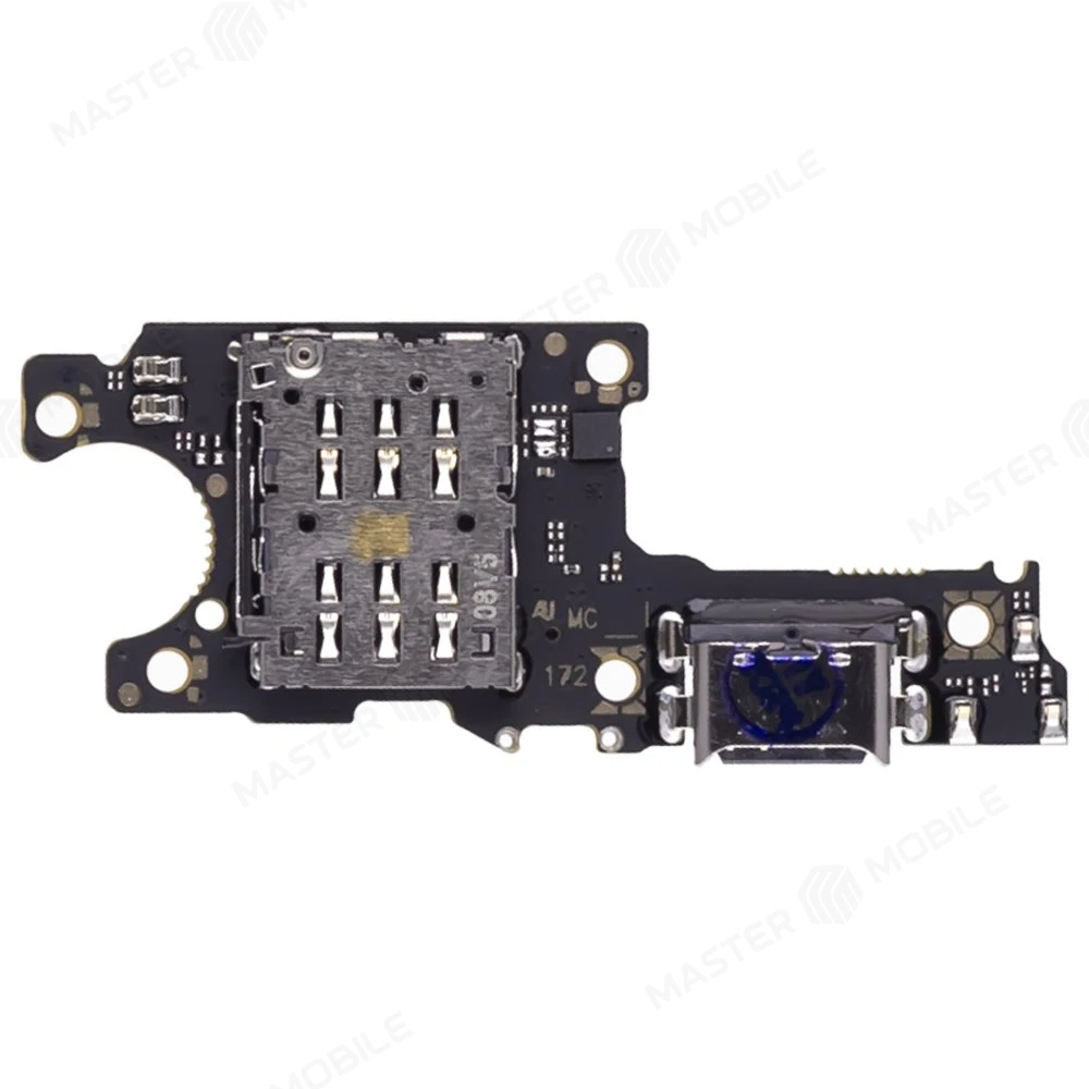 Нижняя плата для Huawei Nova 11 (FOA-LX9) / Nova 12S (FOA-LX9) с комп. + разъем зарядки + микрофон + разъем SIM фото №2